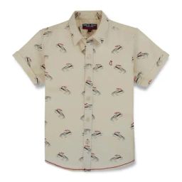 Gini & Jony Kids Beige Printed Shirt-picture-10