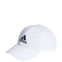 adidas White 100% Cotton Baseball Cap (OSFL) image 1