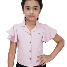 Tiny Girl Light Pink Solid Top-picture-21