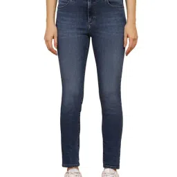 Wrangler Blue Skinny Fit High Rise Jeans-picture-38