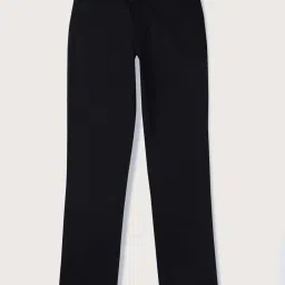 Gini & Jony Kids Black Cotton Regular Fit Trousers image 1