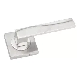 Jainson Locks Full Zinc Curvo Rose Door Handle Set Normal 60 mm Cylinder Size S.S Finish, 835-picture-18
