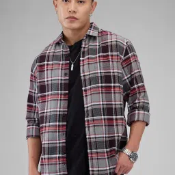 Vastrado Multicolored Cotton Relaxed Fit Checks Shirt image 1