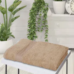 bianca LORENA 100% Cotton Super-Soft Terry Towels -1pc Bath Towel (d`ross) solid-taupe image 1