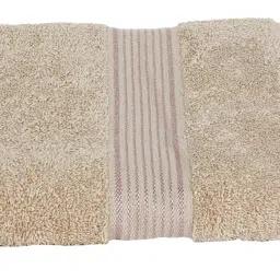 bianca LORENA 100% Cotton Super-Soft Terry Towels -1pc Bath Towel (d`ross) solid-taupe image 5