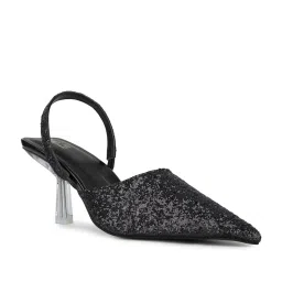 Inc.5 Women's Black Sling Back Stilettos image 1