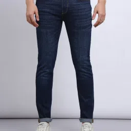 Lee Travis Indigo Blue Slim Fit Lightly Washed Jeans image 1