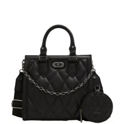 Aldo Black Striped Small Handbag-picture-18