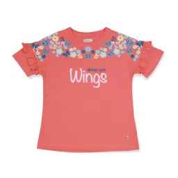 Gini & Jony Kids Pink Floral Print Top image 1