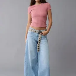 American Eagle Pink Regular Fit Top image 3