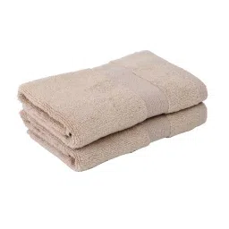 BIANCA Zero-Twist 100% Cotton Ultra-Fluffy Towels -4pc Hand Towel (paradiso) solid-wheat image 5