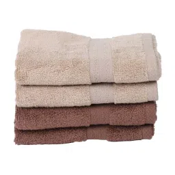 BIANCA Zero-Twist 100% Cotton Ultra-Fluffy Towels -4pc Hand Towel (paradiso) solid-multi image 2