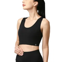 Soie Black Sports Bra image 3