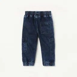 Juniors By Lifestyle Dark Blue Cotton Regular Fit Jeans image 2