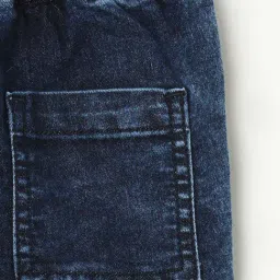 Juniors By Lifestyle Dark Blue Cotton Regular Fit Jeans image 4