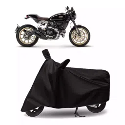 Auto Pearl Bike Cover for Ducati Scrambler Icon (Black)-picture-14