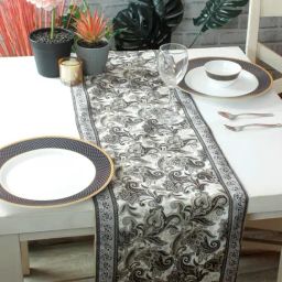 Romee Multi Polyester Paisley Runners-picture-36
