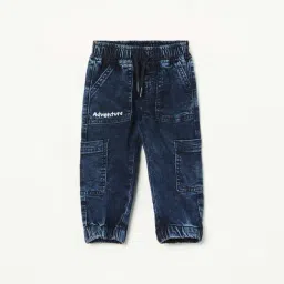 Juniors By Lifestyle Dark Blue Cotton Regular Fit Jeans-picture-34