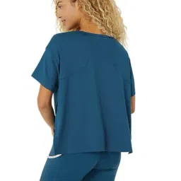 Asics Blue Plain Sports T-Shirt image 2