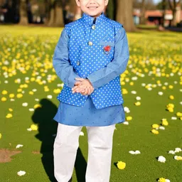 NEW GEN Boys Regular Kurta with Pyjamas-picture-30