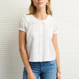 American Eagle White Regular Fit Top-picture-26