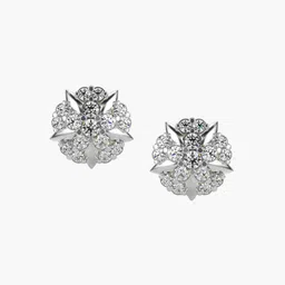 VALANOVA 18Kt White Gold 0.33 Carat Lab Grown Diamond Earrings-image-79