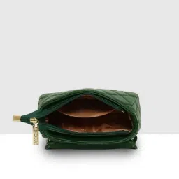 Esbeda Green Quilted Medium Satchel image 5