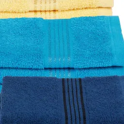 bianca LORENA 100% Cotton Super-Soft Terry Towels -12pc Face Towel (d`ross) solid-multi image 3