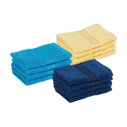 bianca LORENA 100% Cotton Super-Soft Terry Towels -12pc Face Towel (d`ross) solid-multi image 4