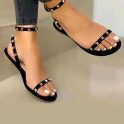 Shoetopia Kids Black Ankle Strap Sandals-picture-24