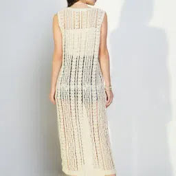 showoffff Showoff Beige Regular Fit Shrug image 2