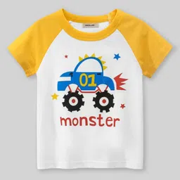 INCLUD Boys Graphic Printed Round Neck Raglan Sleeves T-shirt-picture-13