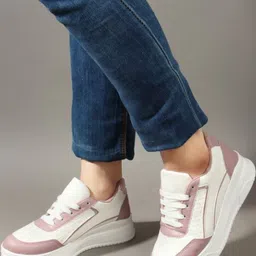 glitchez Women Textured Round Toe Sneakers-picture-26