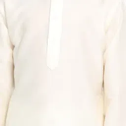 VASTRAMAY Kids White Regular Fit Kurta image 5