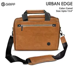 Gripp Urban Edge Laptop Messenger Shoulder Bag For Macbook Air Pro 11, 12, 13 and 15 (Camel) image 2