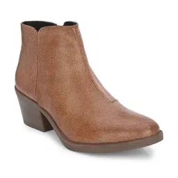 Carlo Romano Women's Tan Casual Boots image 2
