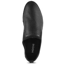 Mochi Men's Black Casual Slip-Ons image 3
