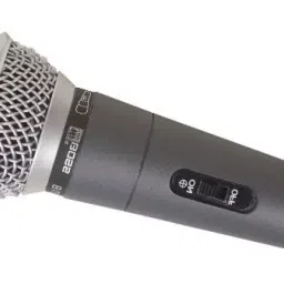 Hitone Boss Black and Silver Microphone BUD-98XLR image 2