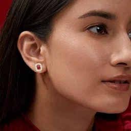 MINUTIAE Gold-Plated Crystals Studded Jewellery Set image 4