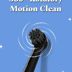 Perfora Set of 2 Replacement Brush Head for Oscillating Electric Toothbrush - Black image 5