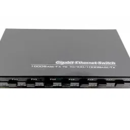 Hanutech Gigabit Optical Fiber Switch (8 Optical + 2 Electrical) image 2