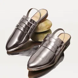 Try Me Women Pointed Toe Ethnic Ballerinas Flats With Backstrap image 1