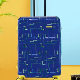 Nasher Miles Denver Hard-Sided Printed Medium Trolley Suitcase - 109.0 L-picture-13