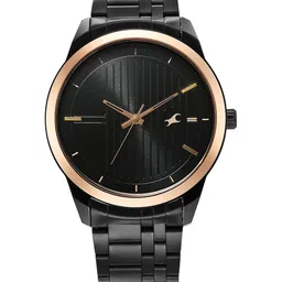 Fastrack Men Textured Dial & Stainless Steel Straps Analogue Watch 3308KM01-picture-39