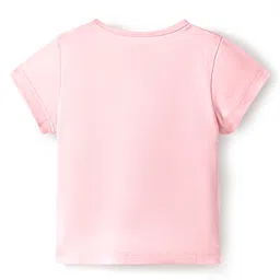 Bonfino 100% Cotton Knit Half Sleeves Hearts Printed Shorts Night Suit Pack of 3- Pink image 3