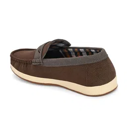 Azzaro Black Men Round Toe Lightweight Loafers image 3