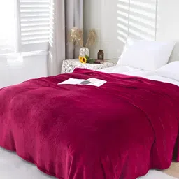 MORADO Magenta 300 GSM Single Bed Blanket-image-24