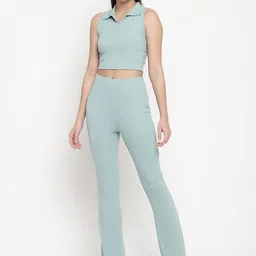 Sugathari Sheen Tank Crop Top image 2