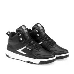 Bacca Bucci Men's Cappuccino Black Ankle High Sneakers image 2