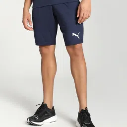 Puma Essentials Blue Regular Fit Sports Shorts image 1